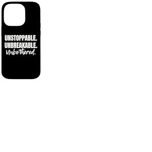 Motivation Soyez imparable. INCASSABLE. Déroutant Coque pour iPhone 14 Pro