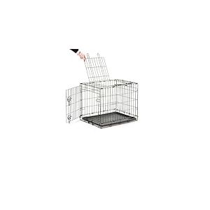 Savic - Cottage - Cage de transport pour chien - Noir poudré - 91 x 57 x 62 cm