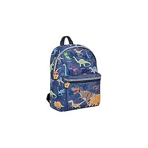 PERLETTI Sac a Dos Enfant Pirate Dinosaure Ecole Primaire Maternelle - Sac de Voyage Garcon avec Poche Avant D&eacute;tails R&eacute;fl&eacute;chissant - Cartable Bretelles R&eacute;glables - 38x26x16 (Dinosaure)