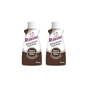 IDEAL - Rubigine, Détachant Peinture Cambouis Résine, 100 ml - Détachant Extrême, Efficace sur Tous les Textiles Lavables, Préserve la Fibre des Textiles - Fabrication Française (Lot de 2)