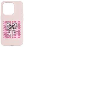 Ruban Rose Coyote Chasseur Coyote, Coquette Coque pour iPhone 15 Pro