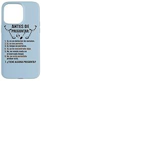 D&eacute;tecteur de m&eacute;taux d&eacute;tecteur Espagnol Questions Metald&eacute;tecteur Coque pour iPhone 15 Pro Max