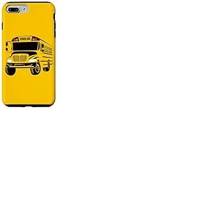 Costume de conducteur de Bus Scolaire Jaune Coque pour iPhone 7 Plus/8 Plus