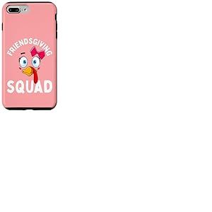 Friendsgiving Squad Happy Thanksgiving Dinde Cadeau pour Femme Coque pour iPhone 7 Plus/8 Plus