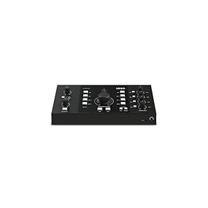 Audient Nero, contrôleur de monitoring au format desktop, options de routing flexibles, pour home & project studio, standard de qualité élevé, LED Level Meter, dimensions : 320 x 180 x 100 mm, noir