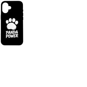 Mème d'empreinte de panda mignon pour les amateurs de panda Coque pour iPhone 16