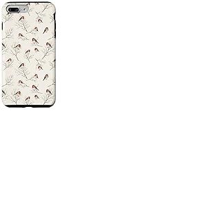 Vintage Redbreast Branches d'hiver Nues Coque pour iPhone 7 Plus/8 Plus