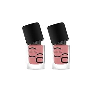 Catrice CATRICE ICONAILS Vernis à ongles gel Lacquer n° 173, nude, durable, brillant, sans acétone, végétalien, sans particules de microplastique, sans conservateur, 10,5 ml (Lot de 2)