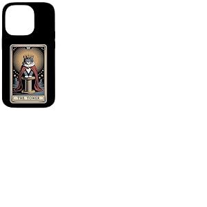 Arbre à chat mystique The Tower Tarot Card Coque pour iPhone 14 Pro
