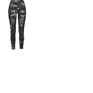 Urban Classics Legging Tech Mesh Camouflage Femme Femme Legging Camouflage Sombre/Noir XXL