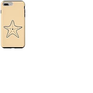 Étoile de mer océan Plage Mignonne étoile de mer – Orange Coque pour iPhone 7 Plus/8 Plus