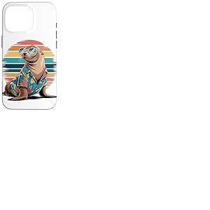 Lion de mer Lunettes Hawaï Plage Été Vacances Coque pour iPhone 16 Pro