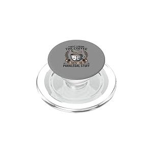 Juridique Professionnel Parajuriste Amoureux Du Café Bureau Humour PopSockets PopGrip pour MagSafe