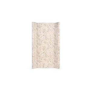 Matelas a langer pour bébé KikkaBoo SECRET GARDEN, matelas a langer en PVC souple 80x50 cm, imperméable et portable, beige