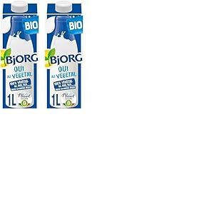 Bjorg Boisson Oui Au Végétal Bio – Riz Coco – À Boire et à Cuisiner – Sans sucres Ajoutés – Pauvre en Matières Grasses - 1L (Lot de 2)