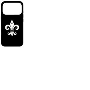lys, Fleur de lys, Fleur de lis, h&eacute;raldique, France, Coque pour iPhone 17 Pro