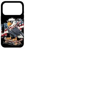Déguisement d'aigle de Skateboard Fresh USA Coque pour iPhone 17 Pro