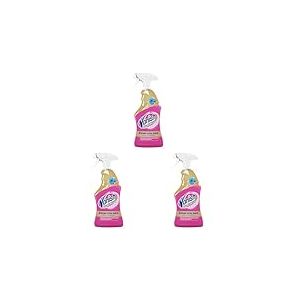 Vanish Liquide Pistolet Détachant Textile Puissant Avant Lavage – 500mL, Non parfumé (Lot de 3)