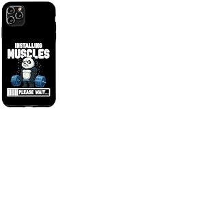 Graphique de Gym Panda Amusant pour l'installation des Muscles Coque pour iPhone 11 Pro Max