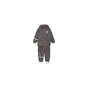 Celavi Basic Rainwear Suit-Solid Manteau, Gris (Grey), 120 cm Garçon