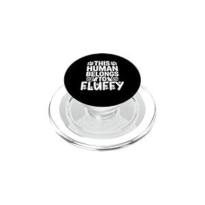 Nom du chat Fluffy Human appartient au nom du chat Fluffy PopSockets PopGrip pour MagSafe
