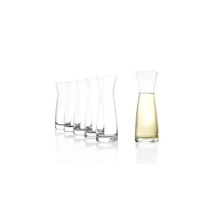 ST&Ouml;LZLE LAUSITZ Lot de 6 carafes universelles - Variante XS - 40 ml - Verre &agrave; liqueur - Carafe &agrave; spiritueux en verre - Carafe &agrave; lait - En cristal fin - R&eacute;sistant aux chocs et passe au lave-vaisselle