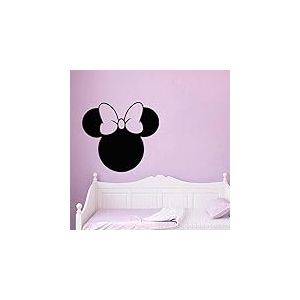 Ambiance Sticker Ardoise Tableau Noir - Stickers Muraux Adhésif Effaçable - Silhouette Souris - H50 x L55 cm