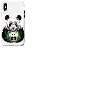 Multiple Exposure Ours Panda Lunettes De Soleil Pandas Coque pour iPhone X/XS