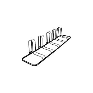 Retrospec Stash Rack 2, 4 et 5 supports de rangement pour v&eacute;los de montagne, v&eacute;lo de route, rev&ecirc;tement en acier poudr&eacute; fin r&eacute;sistant aux intemp&eacute;ries, convient aux roues jusqu'&agrave; 7,6 cm, noir, 5 v&eacute;los