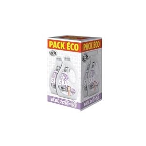 Skip - Lessive Bébé - Respect des Peaux Sensibles - 70 lavages - Développée par des Pédiatres - Parfum Hypoallergénique - Sans conservateurs MIT-BIT - Certifiée ECARF - 2x35 Lavages