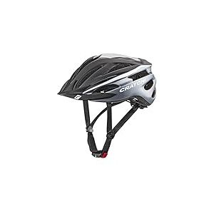 Cratoni Pacer Casque de vélo Unisexe, Noir/Blanc Mat, S/M