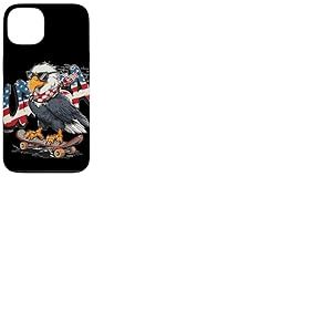 Déguisement d'aigle de Skateboard Fresh USA Coque pour iPhone 13