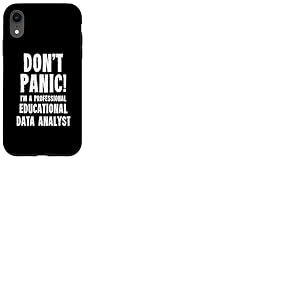 Analyste de donn&eacute;es p&eacute;dagogiques Coque pour iPhone XR