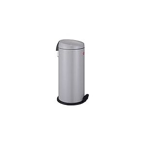 Wesco 121 531–76 Poubelle Capboy Maxi 22 L, métal, Gris, 30 x 30 x 64 cm