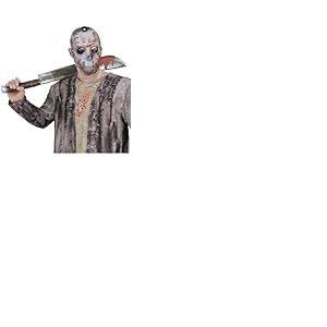 Smiffys Machette Friday the 13th, Jason Voorhees & kit masque EVA Halloween