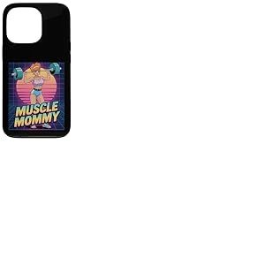Anime Muscle Mommy Weightlifting Fitness Girl Aesthetic Coque pour iPhone 13 Pro