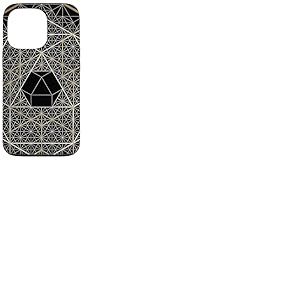 Géométrie sacrée Octaèdre Hexagone Géométrique Hexagone Coque pour iPhone 13 Pro
