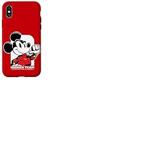 Disney Racing Mickey Team Crafted for Champs Race Car Driver Coque pour iPhone X/XS