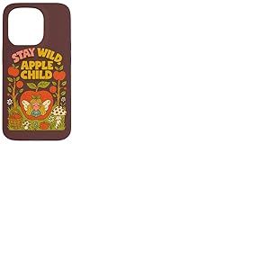Stay Wild Pomme Enfant Automne Orchard Harvest Core Esthétique Coque pour iPhone 15 Pro