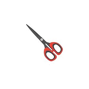 DOHE - Ciseaux antidérapants ergonomiques 175 mm Rouge/Gris