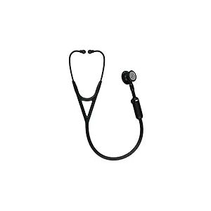 3M Littmann CORE Digital Stéthoscope Numérique 3M Littmann CORE, Tubulure Noire, Black Edition, 69 cm, 8490