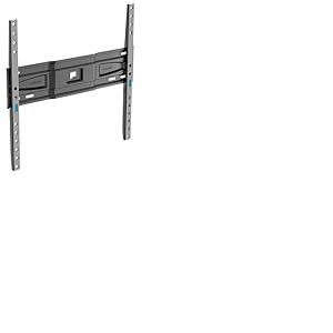 Meliconi Slimstyle Plus 400 S, Support TV Mural Fixe, Convient &eacute;galement pour plaques de pl&acirc;tre, pour TV de 40" &agrave; 82", Vesa 200-300-400 avec Fast Block, fabriqu&eacute; en Italie
