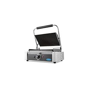Maxima Gril de contact gastro – Rainuré – Plaque de cuisson simple – 33,5 cm