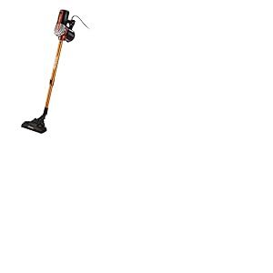 Ariete 2361 Handy Force RBT, Balai &eacute;lectrique Filaire Aspirateur et aspirateur &agrave; miettes 2 en 1, 600W, Filtre HEPA, Technologie cyclonique sans Sac, Brosse motoris&eacute;e, Orange