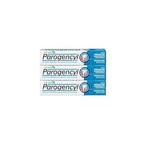PAROGENCYL - Dentifrice Protection Gencives - Ar&ocirc;me/Go&ucirc;t Menthe - Aide &agrave; pr&eacute;venir les saignements occasionnels (lot de 3x 75ml)