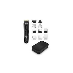Rowenta Selectium Tondeuse multi-usage 12-en-1, Lames titane, Barbe cheveux et visage, Étanche, Autonomie 120 min, Charge rapide, Indicateur de batterie numérique, Housse de transport TN9461F4