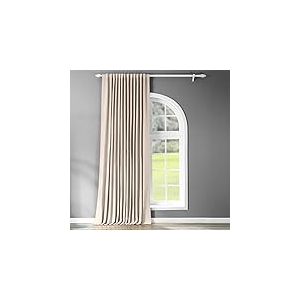 HPD Half Price Drapes BOCH-120601-96-DW Rideaux occultants Extra Larges 254 x 243,8 cm (1 Panneau), Gris &oelig;uf