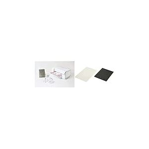 Kit de démarrage Big Shot Switch Plus blanc - Version européenne & 662111 Accessoire Outils de Gaufrage, Combinaison, Multicolore, 26 x 17,2 x 1 cm