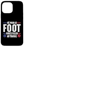 Né pour Le Foot Football Footballeur Joueur de Foot Drôle Coque pour iPhone 13 Pro Max