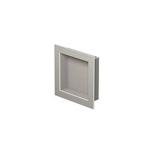 LUX ELEMENTS Niche prêt à carreler, dimensions 40,6 x 40,6 x 8,9 cm, RELAX-NI M LREL8201, gris